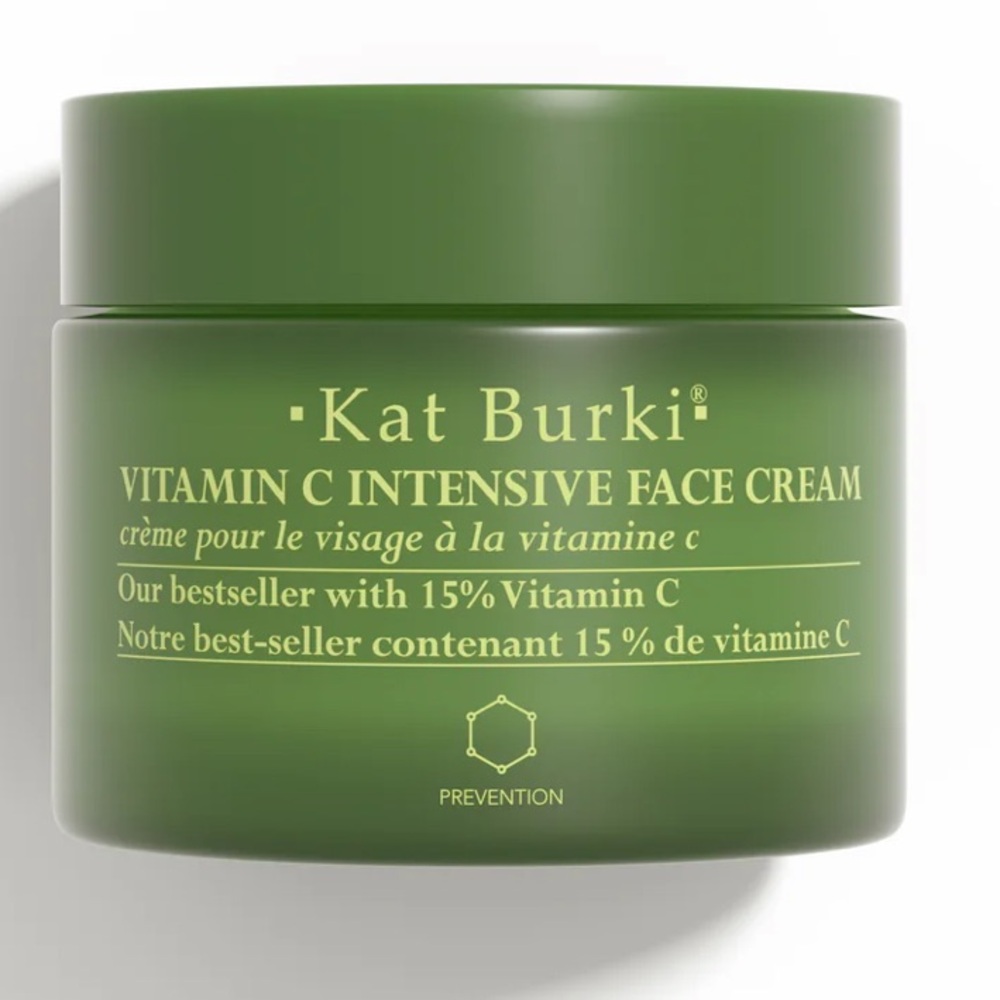 Kat Burki Vitamin C Intensive Face Cream brightens hydrates leaves skin glowy